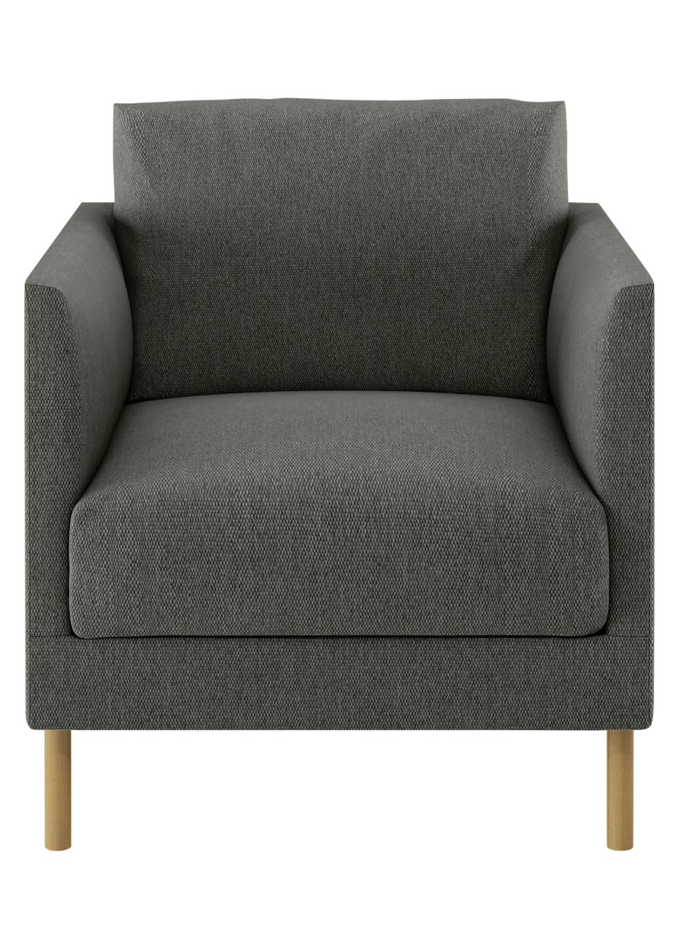 Habitat Hyde Charcoal Fabric Armchair