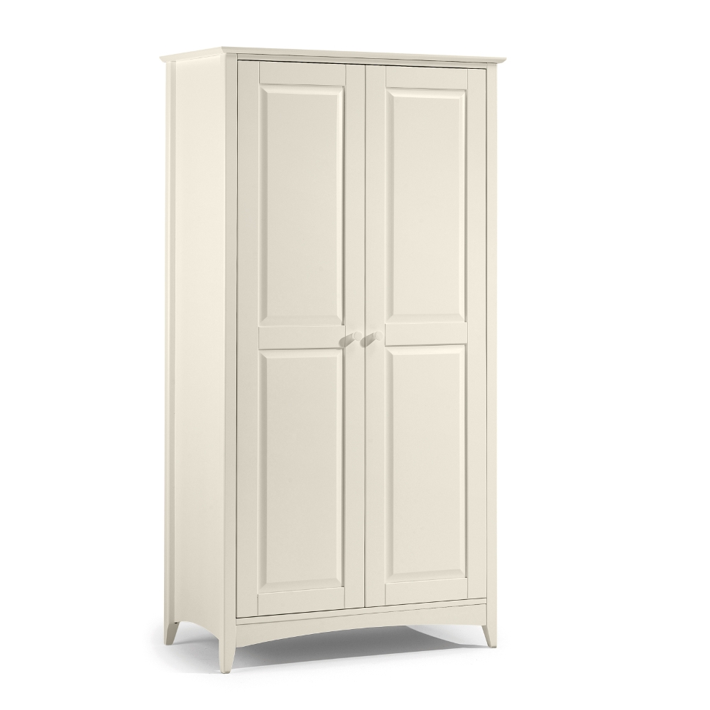 Cameo Stone White 2 Door Wardrobe