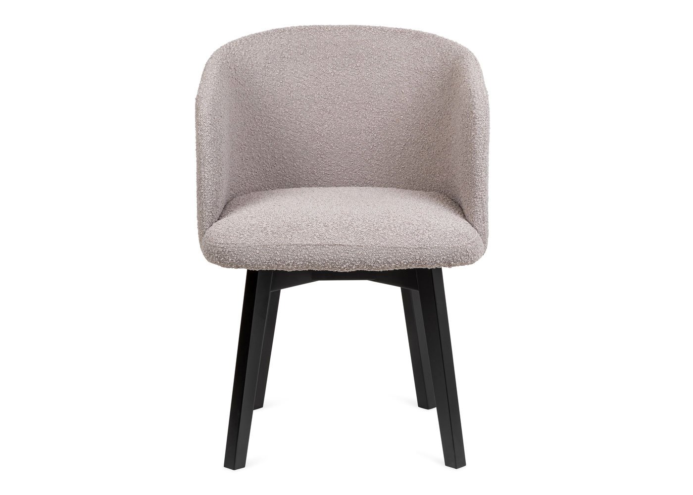 Edit Swivel Office Chair Copenhagen Grey Black Stain Leg
