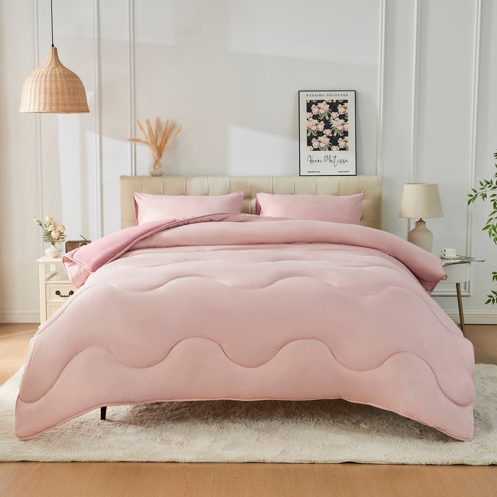 GAVENO CAVAILIA Coverless Microfiber Duvet in Pink