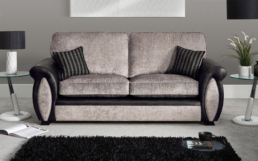 ScS Living Maddie Fabric 3 Seater Standard Back Sofa
