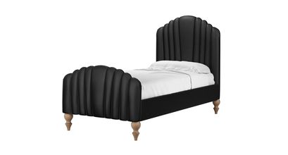 Bella Single Bed in Smoke Soft Leather - sofa.com