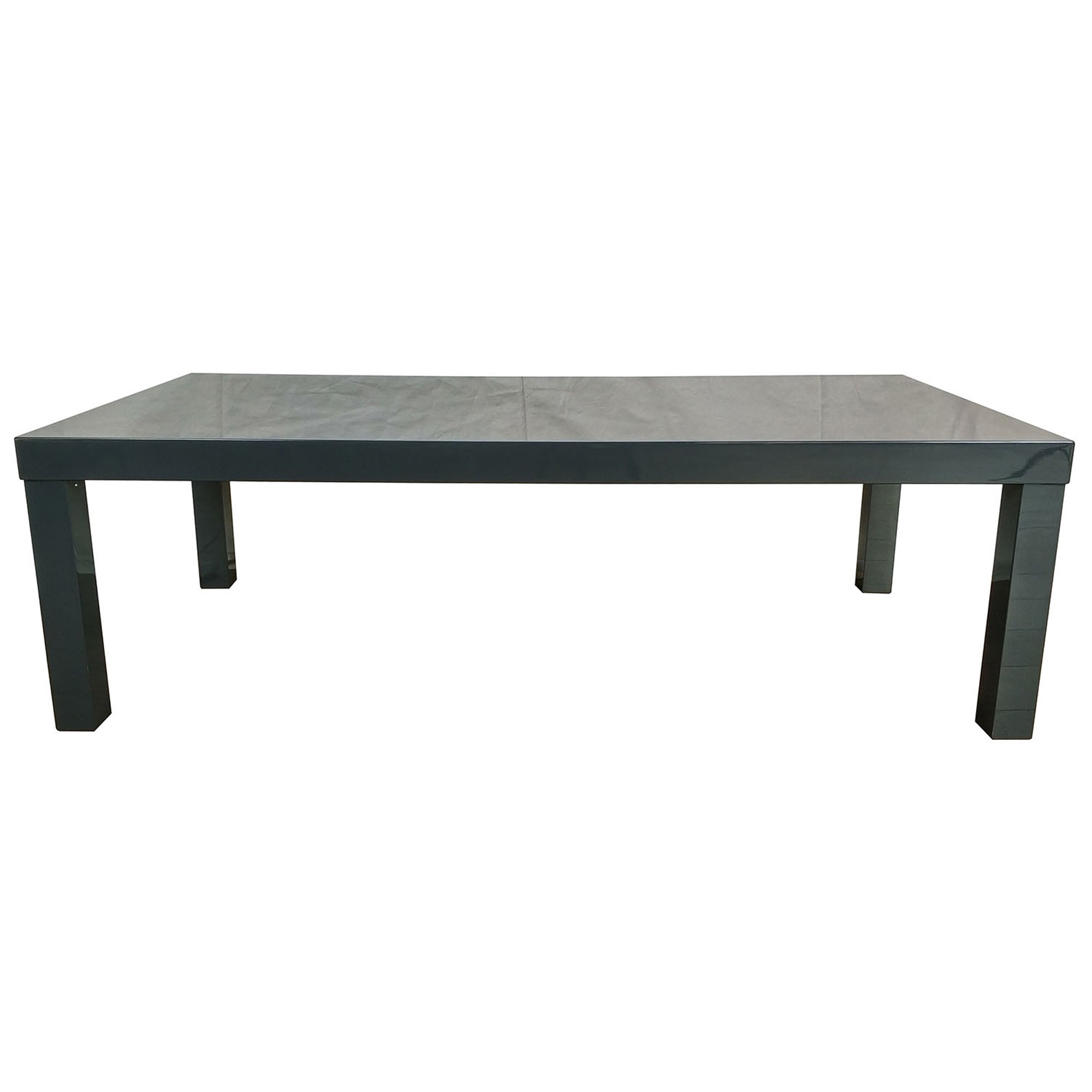 Puro High Gloss Wooden Charcoal Coffee Table Grey