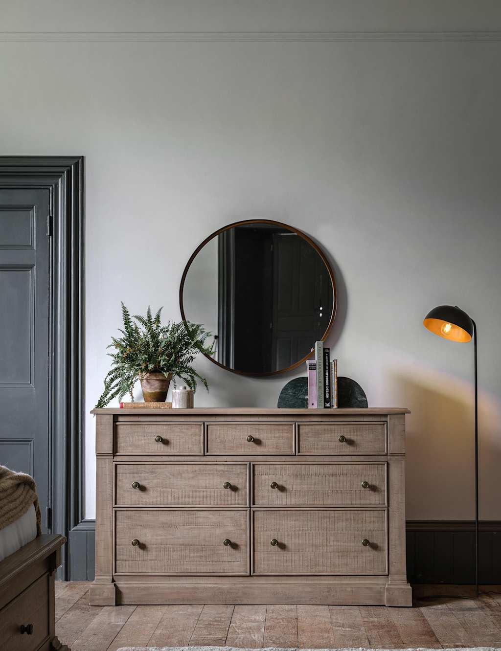 Gallery Direct Vancouver 7 Drawer Chest Natural