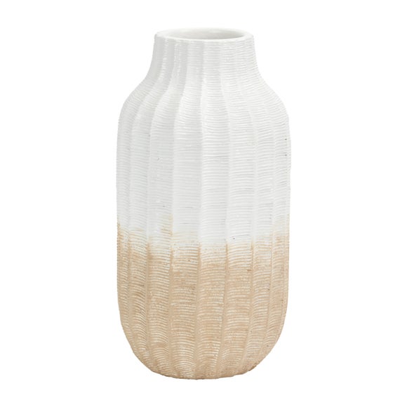 Amalia Ombre Textured Stoneware Vase 2