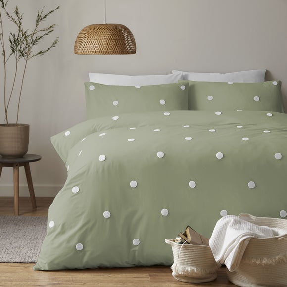 Appletree Dot 100% Cotton Duvet Cover and Pillowcase Set