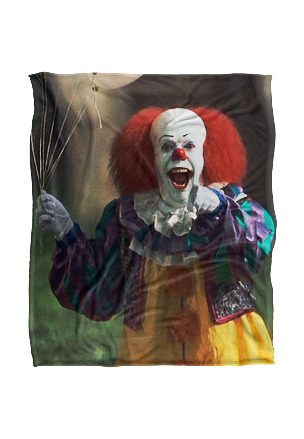 Warner Brothers IT Silky Touch Super Soft Throw Blanket 152x127cm in White