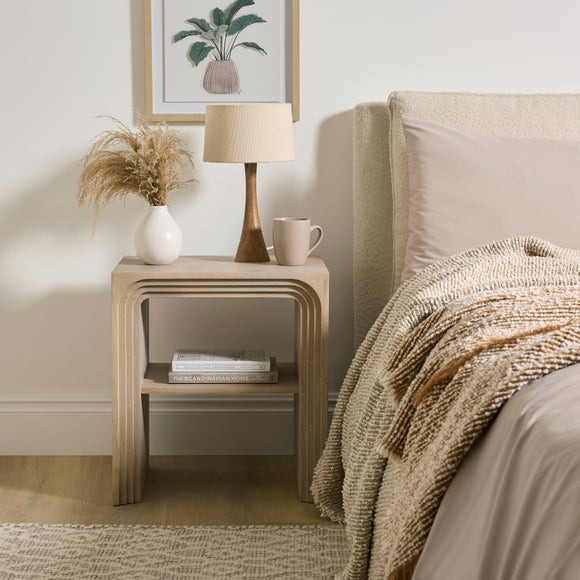 Romy Bedside Table, Mango Wood