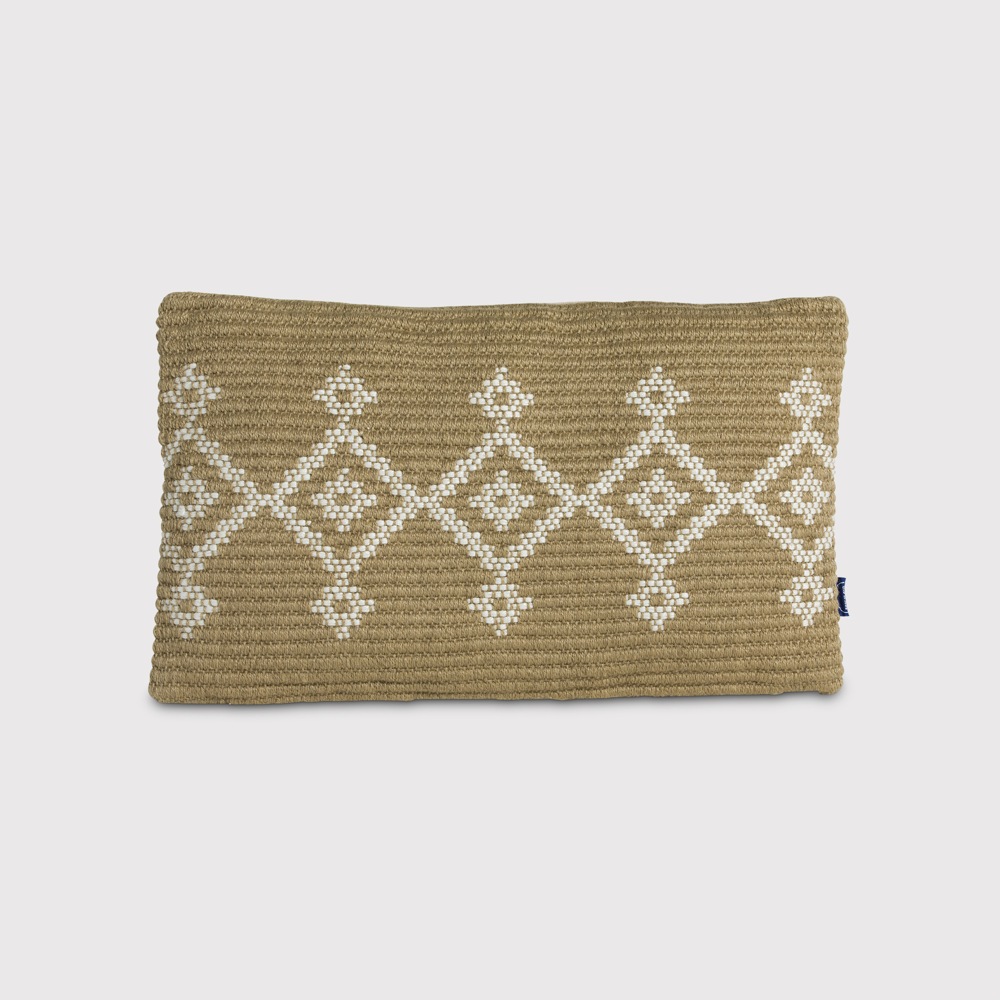 Natural Jute Outdoor Cushion, Square, Neutral | Barker & Stonehouse
