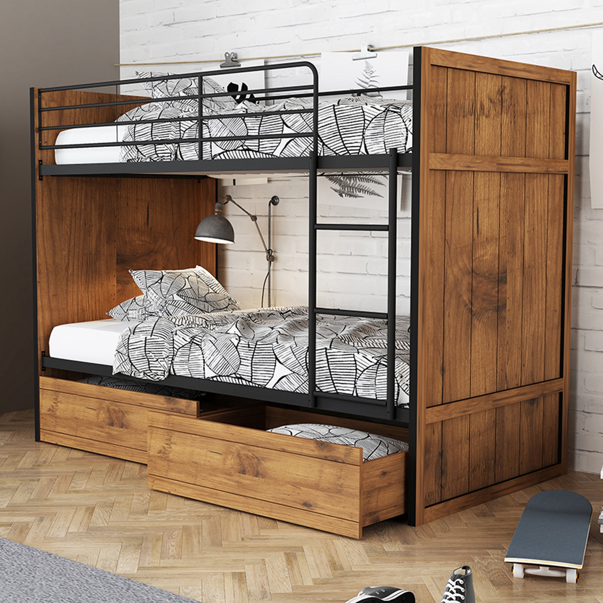 Rocco Bunk Bed Brown