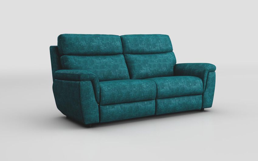 Blue Fabric Bagnolo 3 Seater Sofa