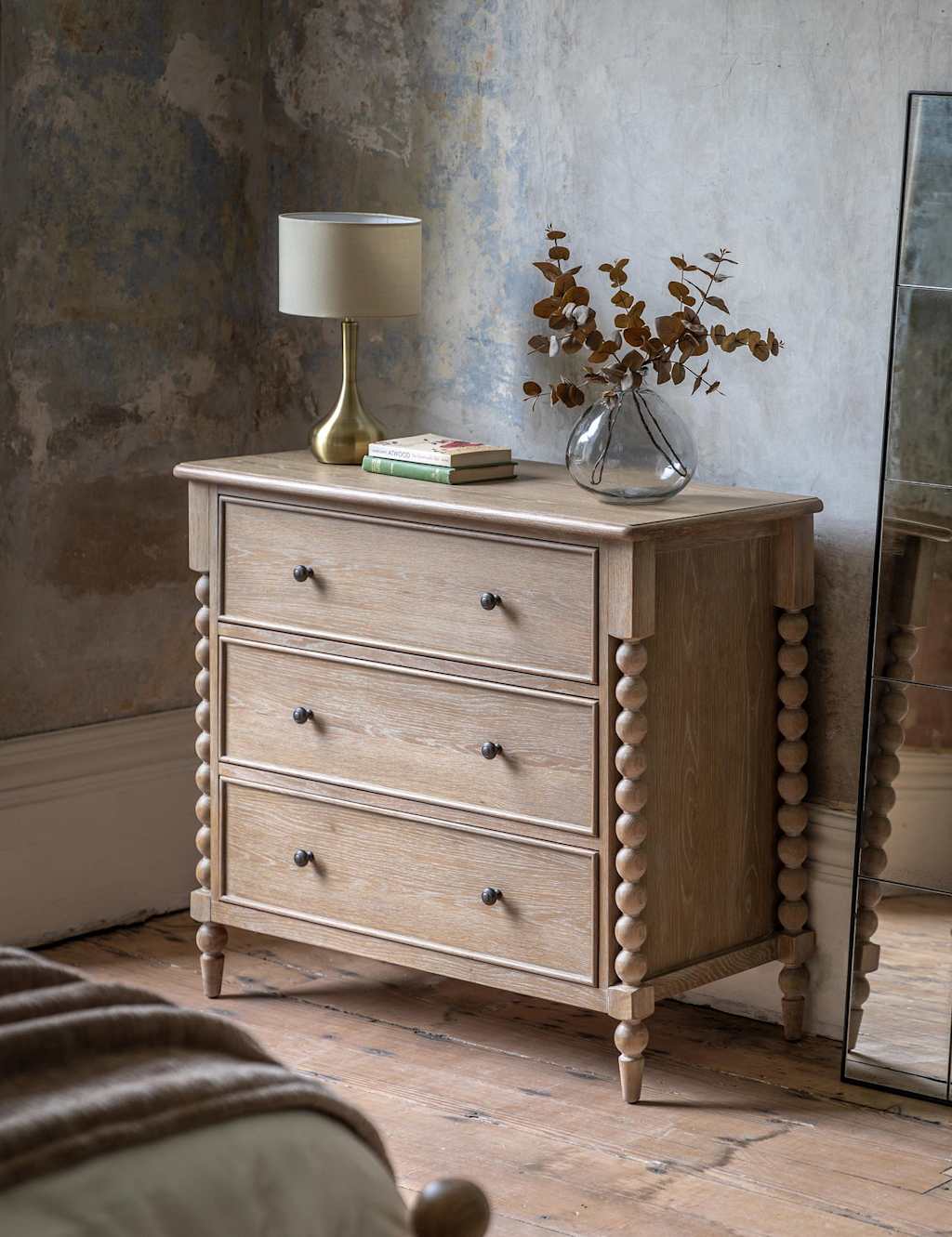Gallery Direct Artisan 3 Drawer Chest Natural