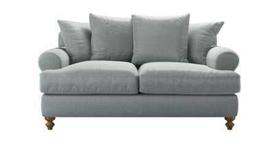 Teddy 2 Seat Sofabed in Cirrus Smart Slubby Cotton - sofa.com