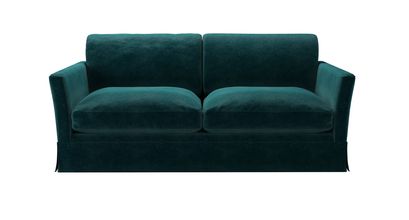 Otto 2.5 Seat Sofa Bed in Jade Smart Velvet - sofa.com