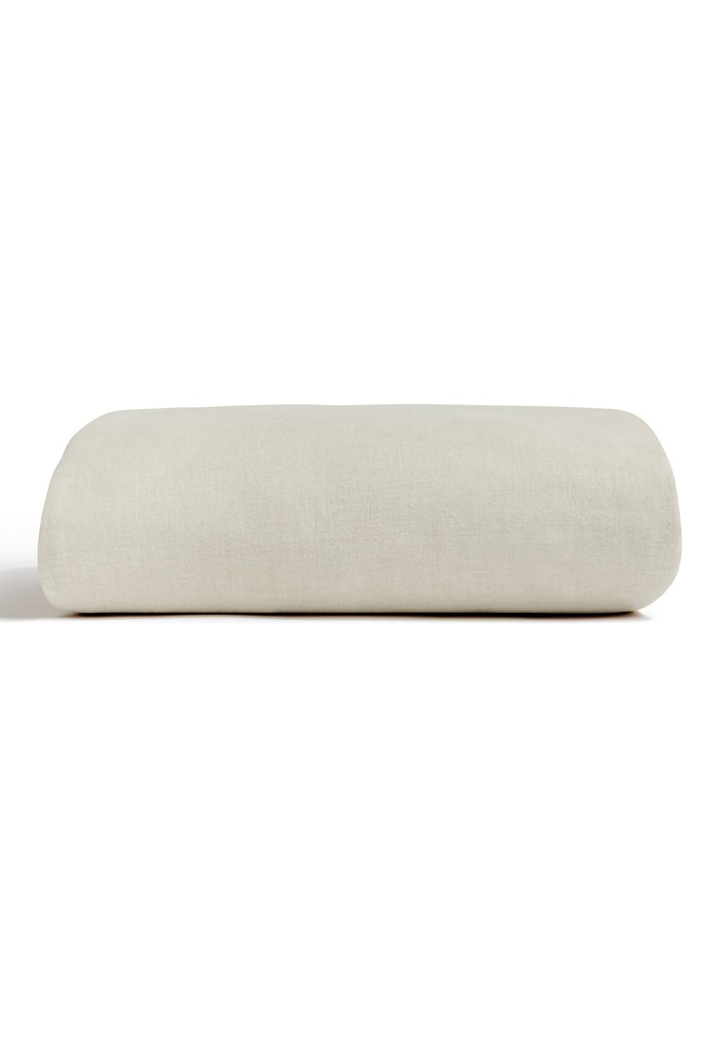 CHRISTY Flannel Marl Super Soft Brushed Cotton Deep Fitted Sheets in Beige