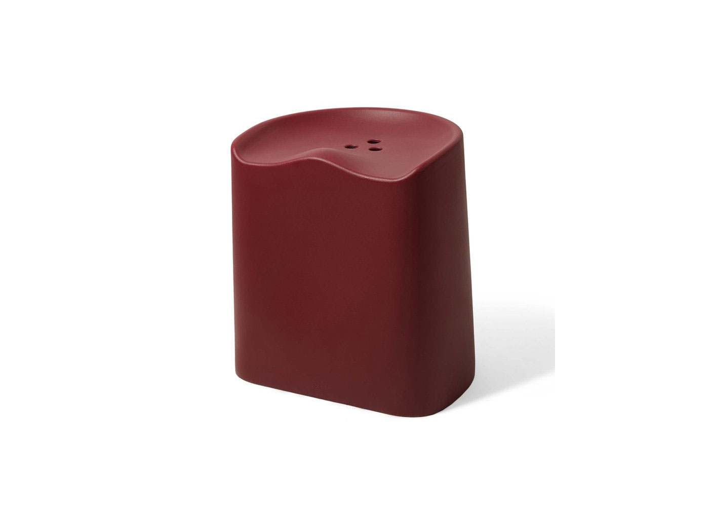 Established & Sons Butt Low Stool Burgundy