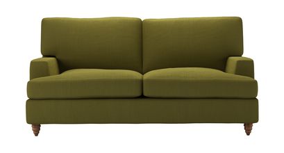 Isla 2 Seat Sofabed in Royal Fern Brushed Linen Cotton - sofa.com