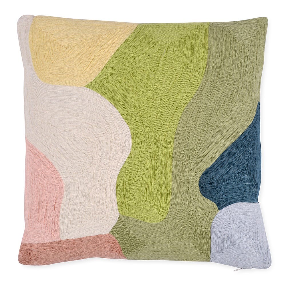 Heal's + Clare Dudeney Cushion Green 2