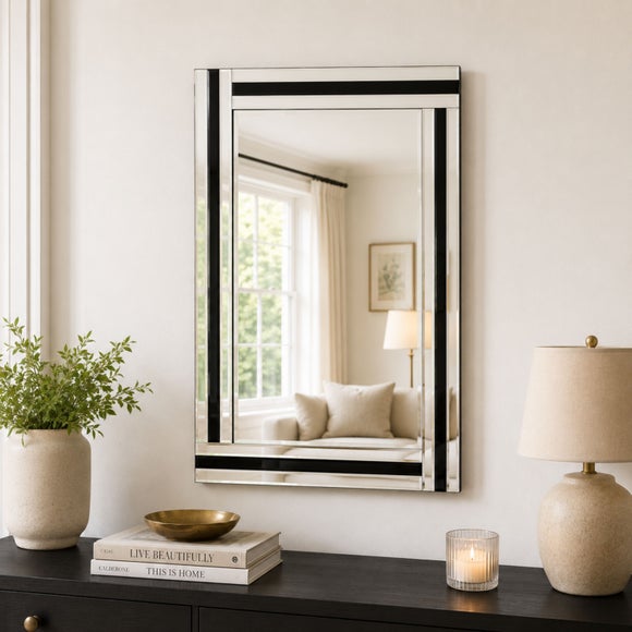 Westbury Abstract Rectangle Full Length Wall Mirror