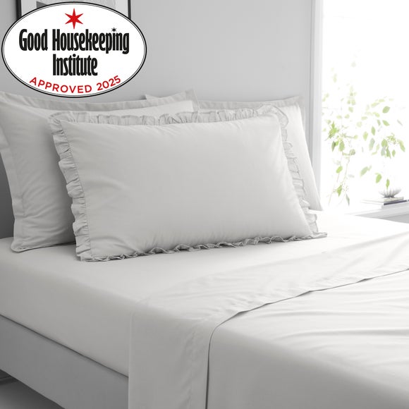 Pure Cotton Frilled Pillowcase