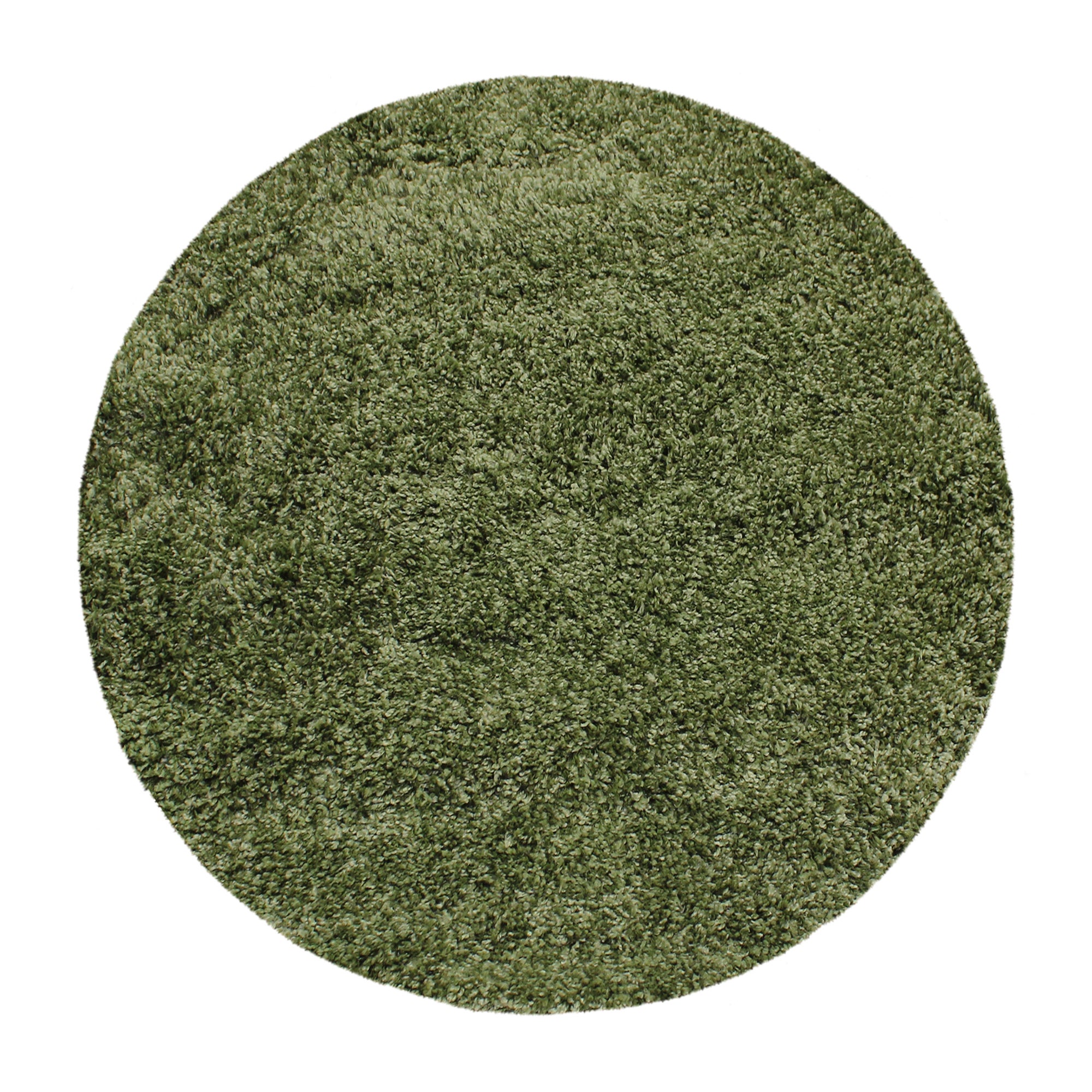 Slumber Shaggy Circle Rug Green