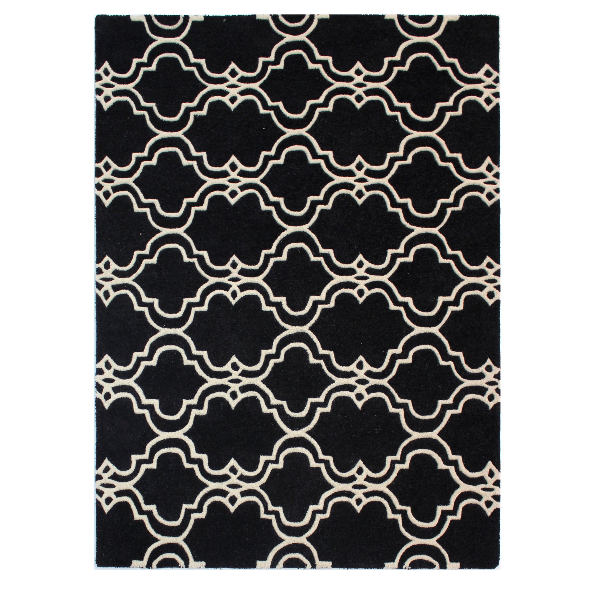 Moorish Casablanca Geometric Rug Charcoal