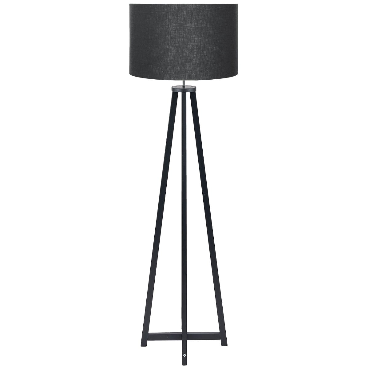 Black Tapered Floor Lamp Wood | Barker & Stonehouse