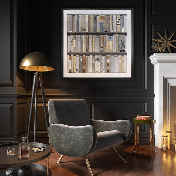 Cedar & Sage The Library Framed Print