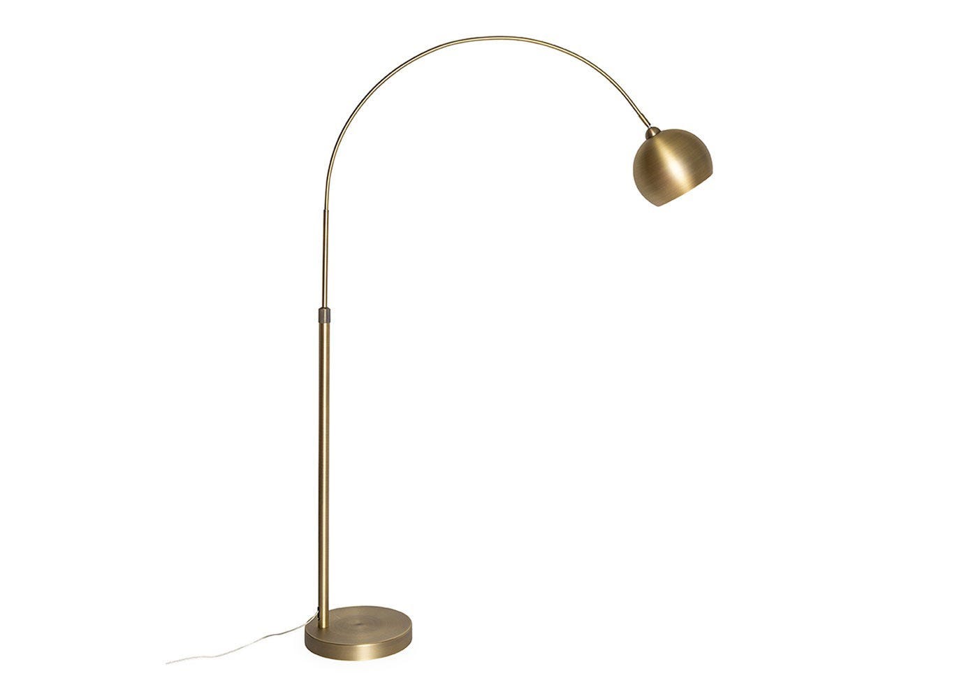 Mini Lounge Floor Lamp Brass