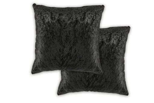 New Edge Blinds Crushed Velvet Cushion Cover in Black
