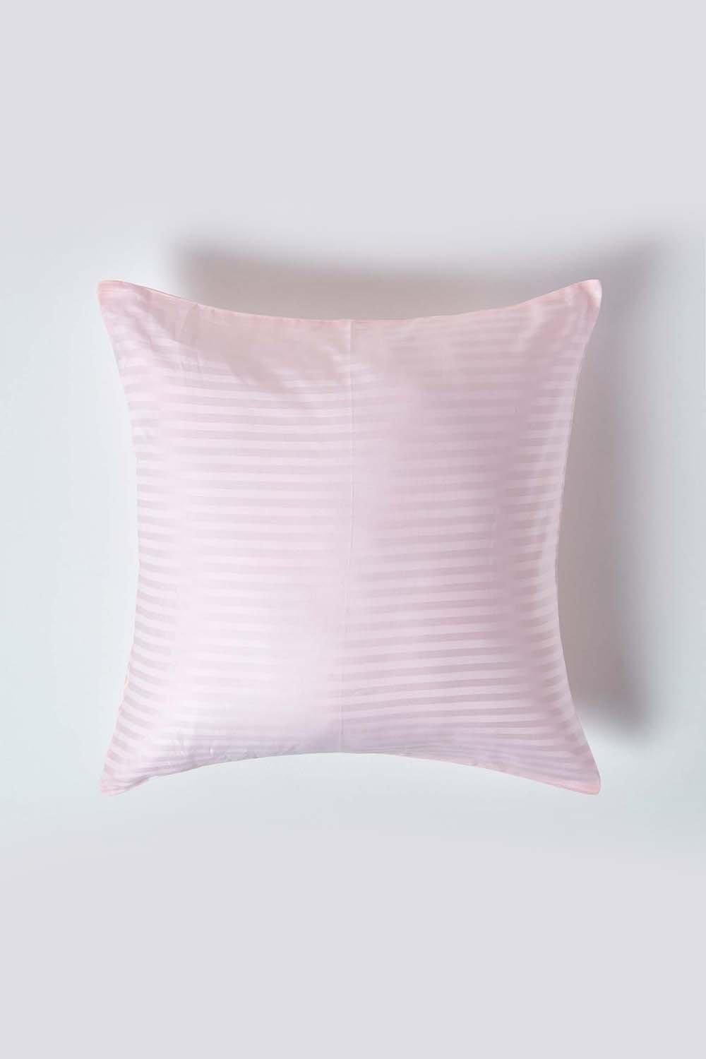 Homescapes Continental Pillowcase Egyptian Cotton 330 TC, 60 x 60 cm in Pink