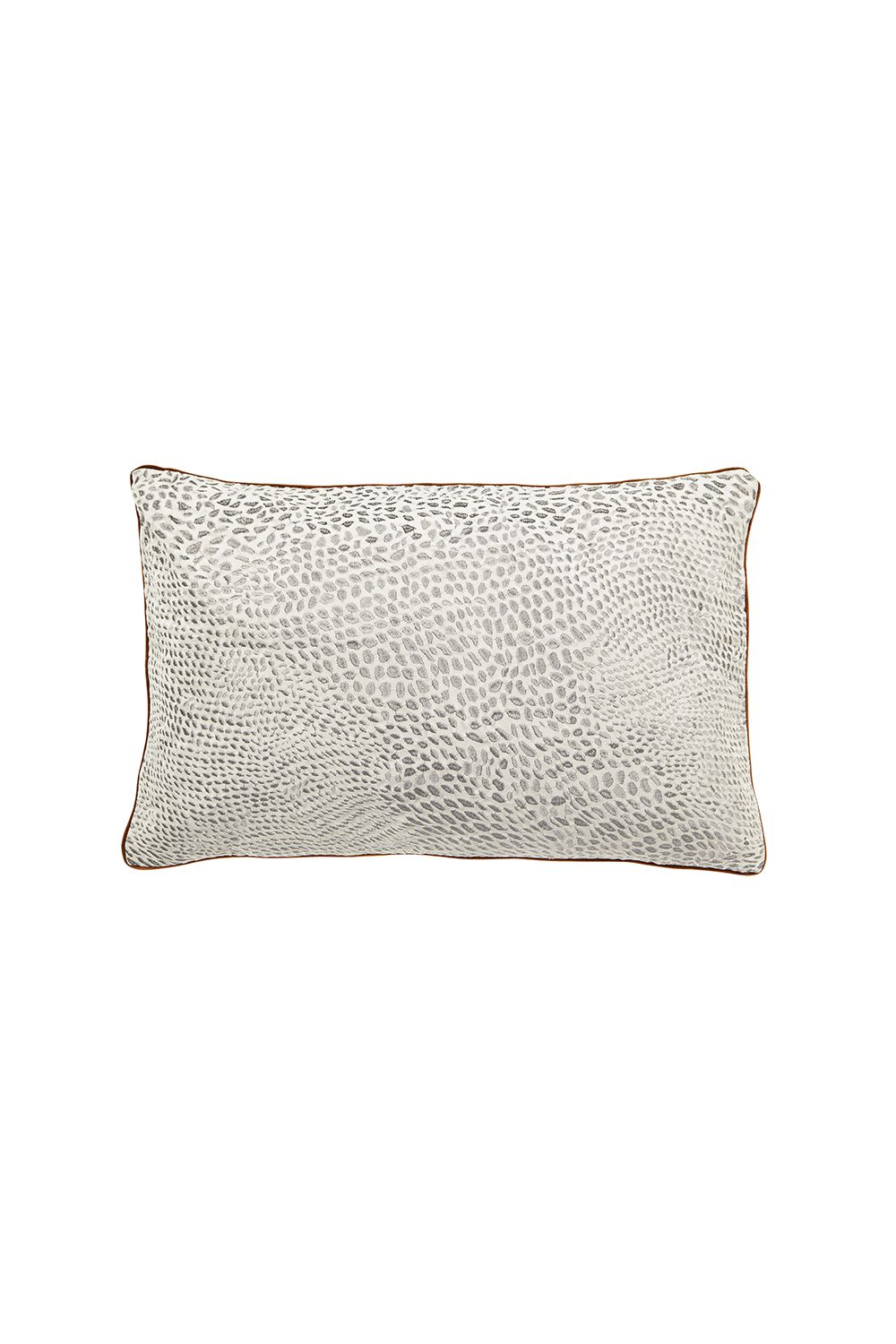 Nalu Nicole Scherzinger 'Glow' Woven Cushion in Stone