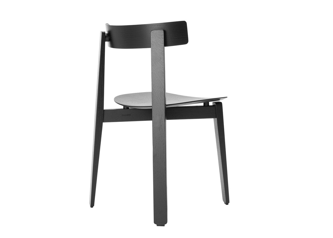 Gazzda Nora Dining Chair in Black Lacquered Oak