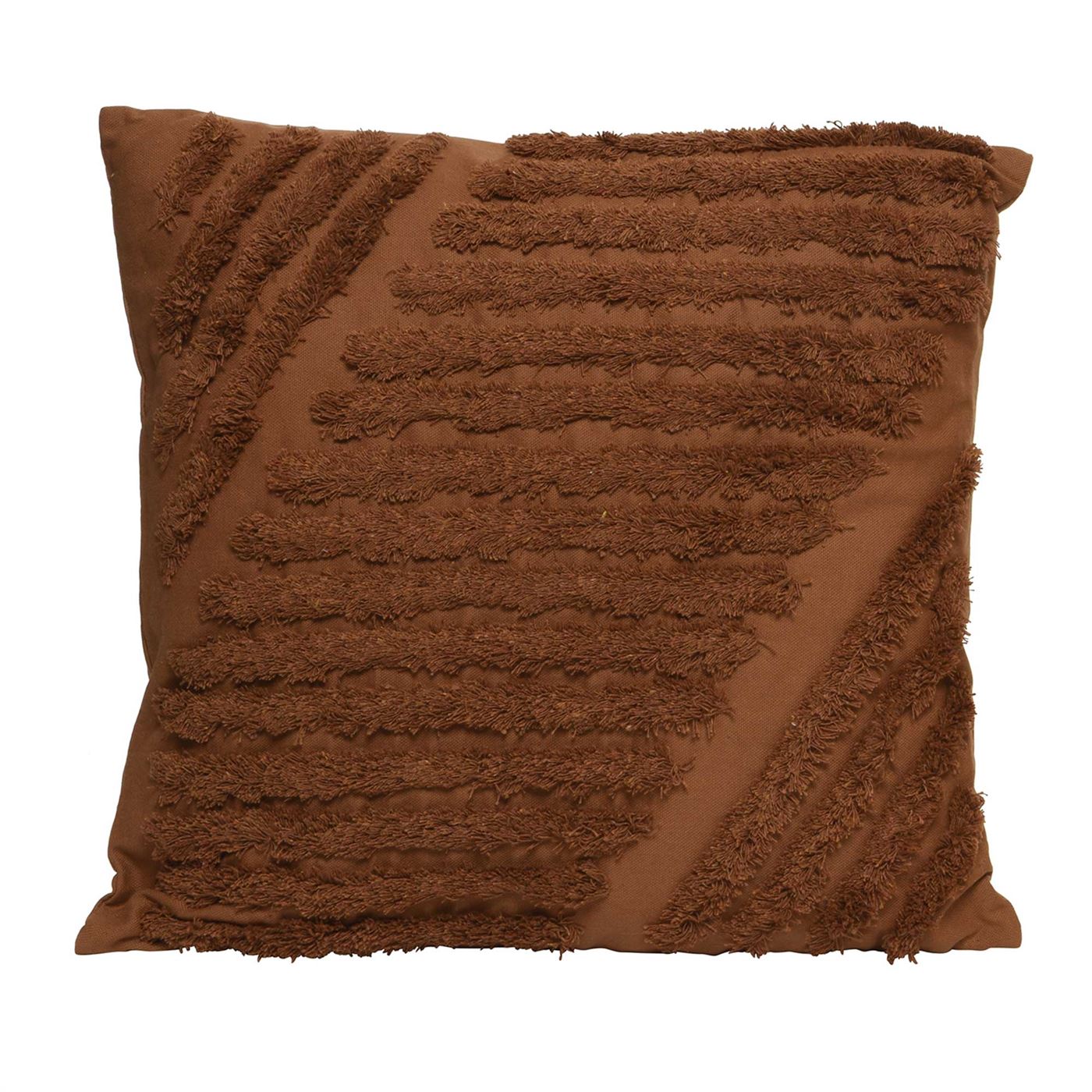 Rust Striped Cushion