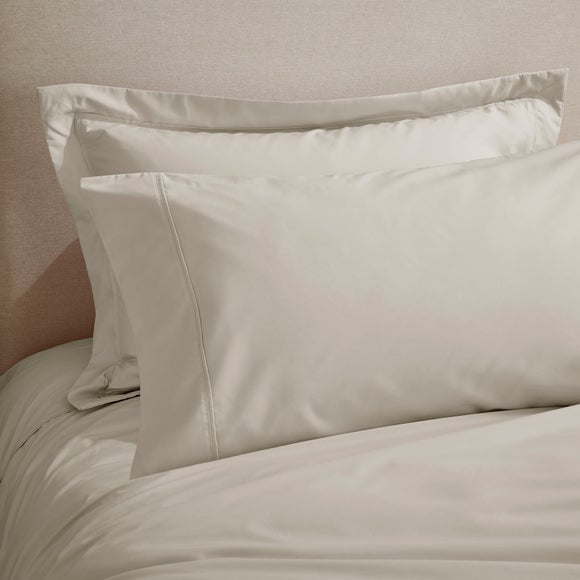 Dorma Crisp & Fresh 400 Thread Count 100% Cotton Percale Kingsize Standard Pillowcase