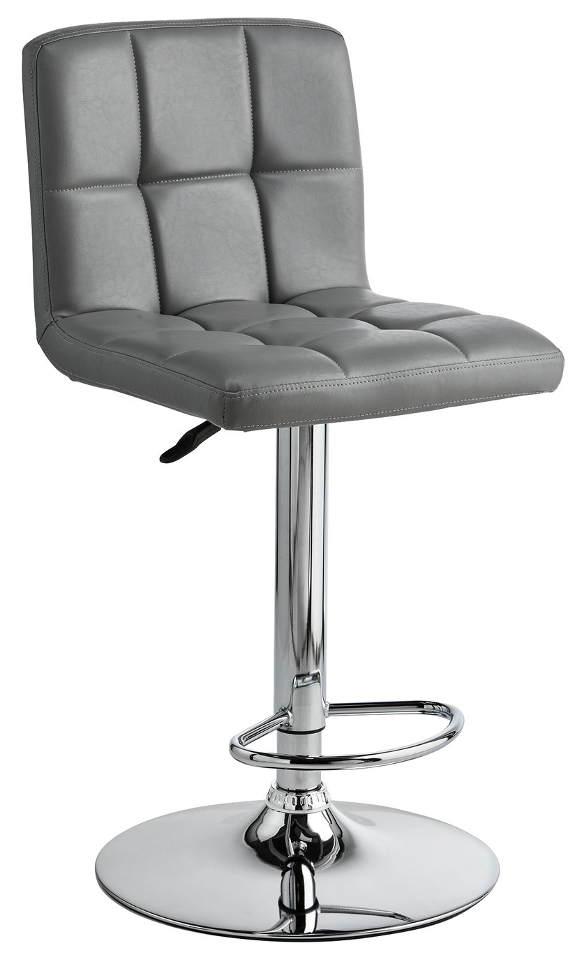 Argos Home Nitro Bar Stool - Grey