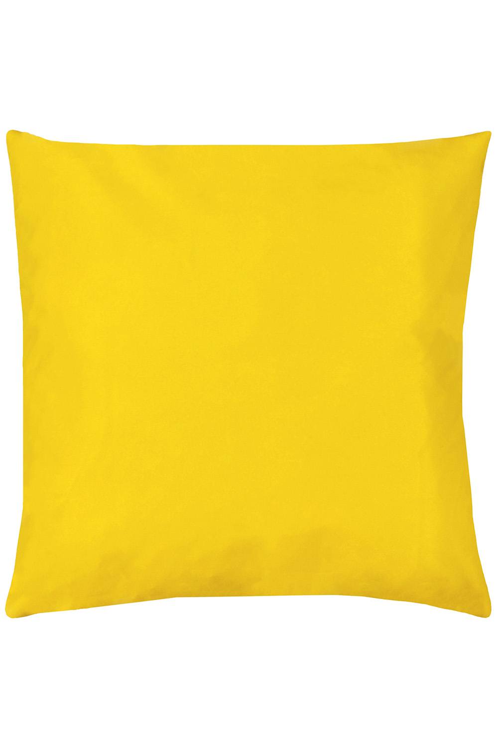 Furn Plain Water & UV Resistant Reversible Outdoor Cushion in Yellow