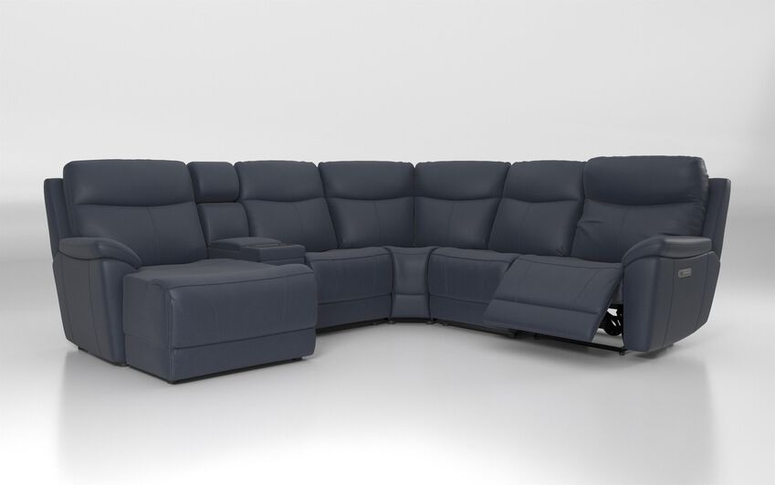 Eldwick 3 Corner 3 Right Hand Facing Power Left Hand Facing Console & Chaise Sofa with Head Tilt