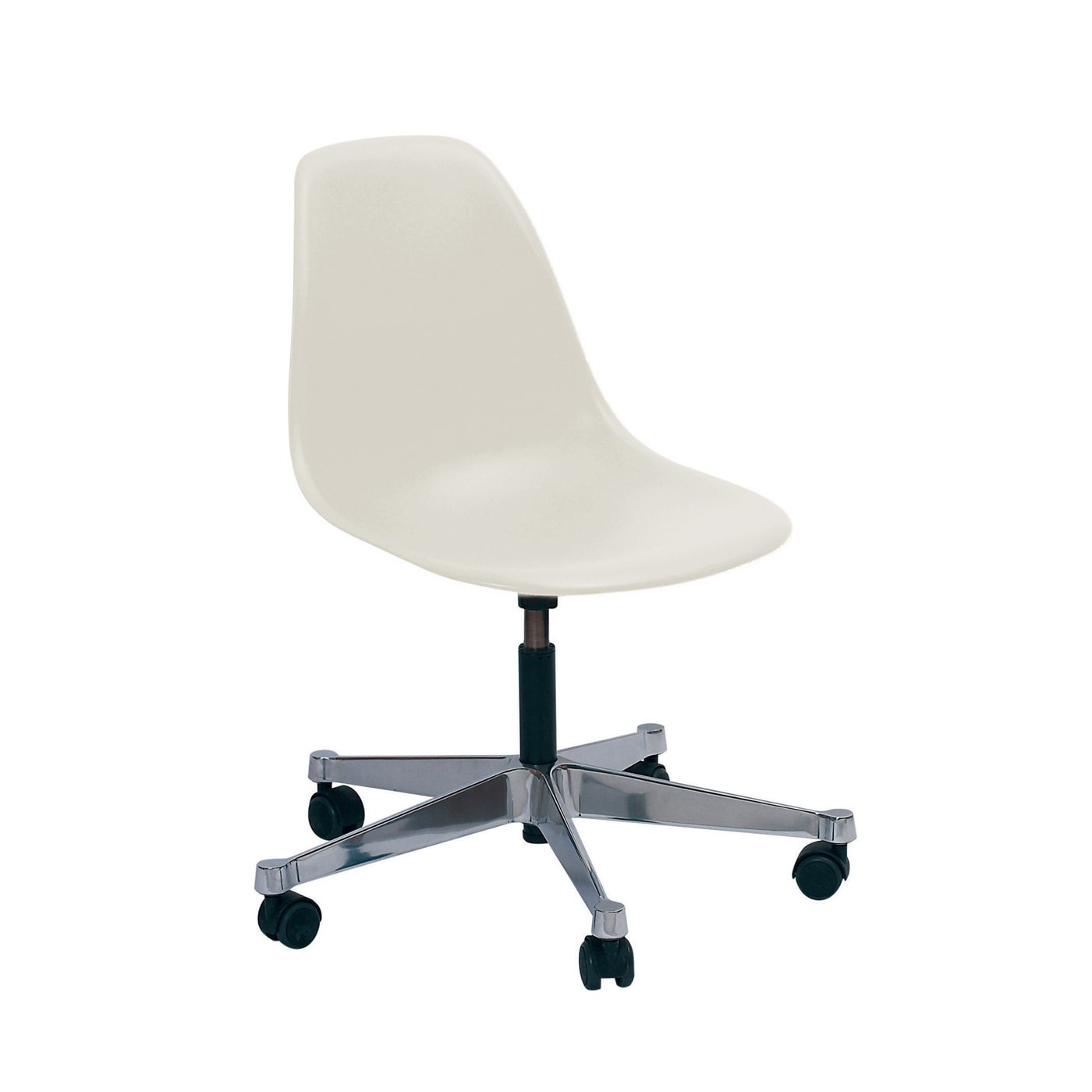 Vitra Eames PSCC Office Chair 04 White Polished