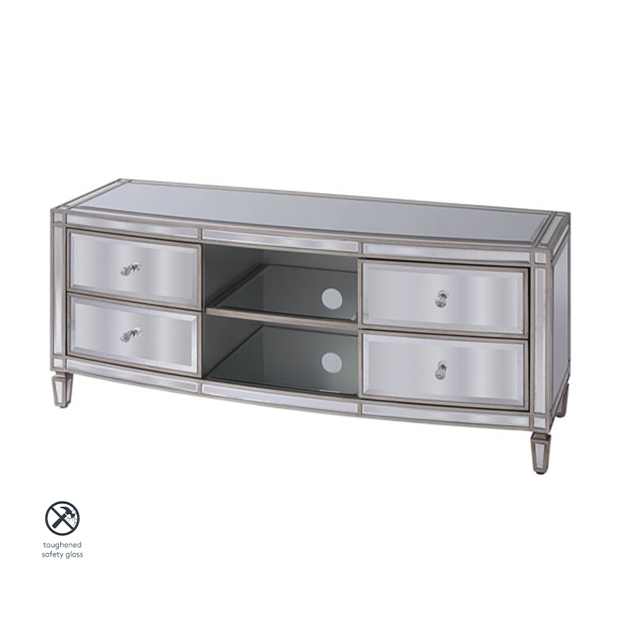 Antoinette Toughened Mirror  TV Media Unit
