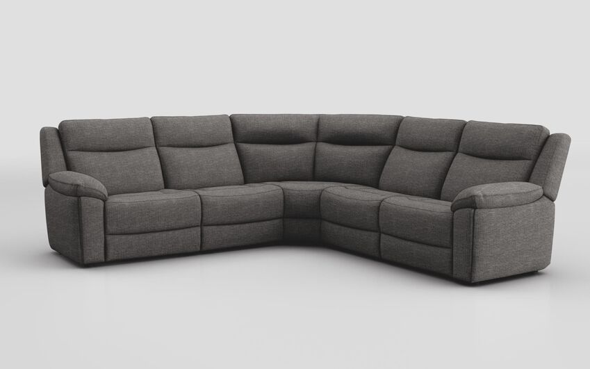 Grey Fabric Villa 3 Corner 3 Sofa