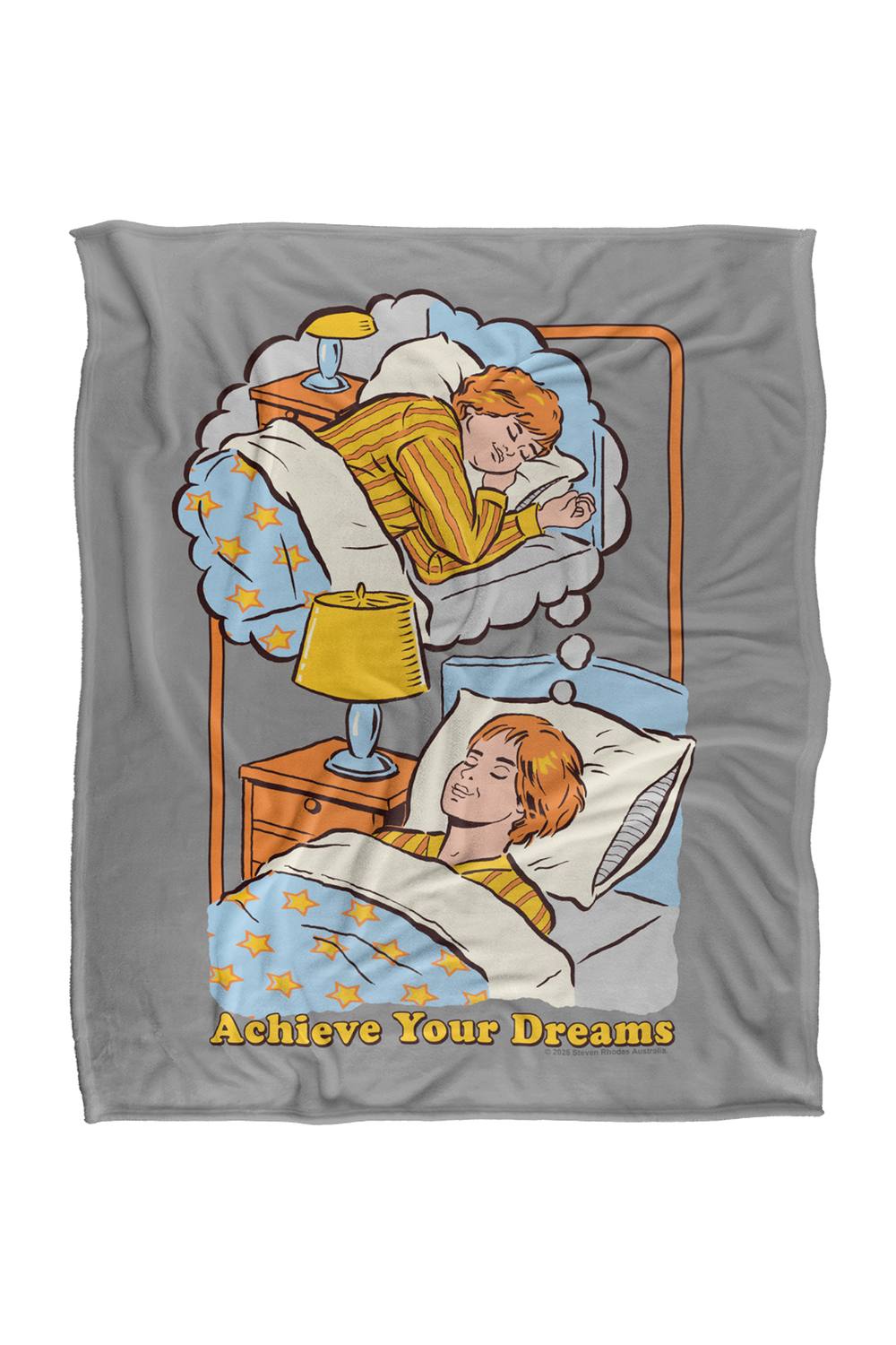 Steven Rhodes Achieve Your Dreams Silky Touch Super Soft Throw Blanket