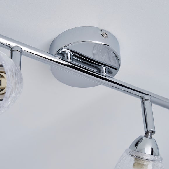 Balston 4 Light Glass Semi Flush Spotlight Bar 4