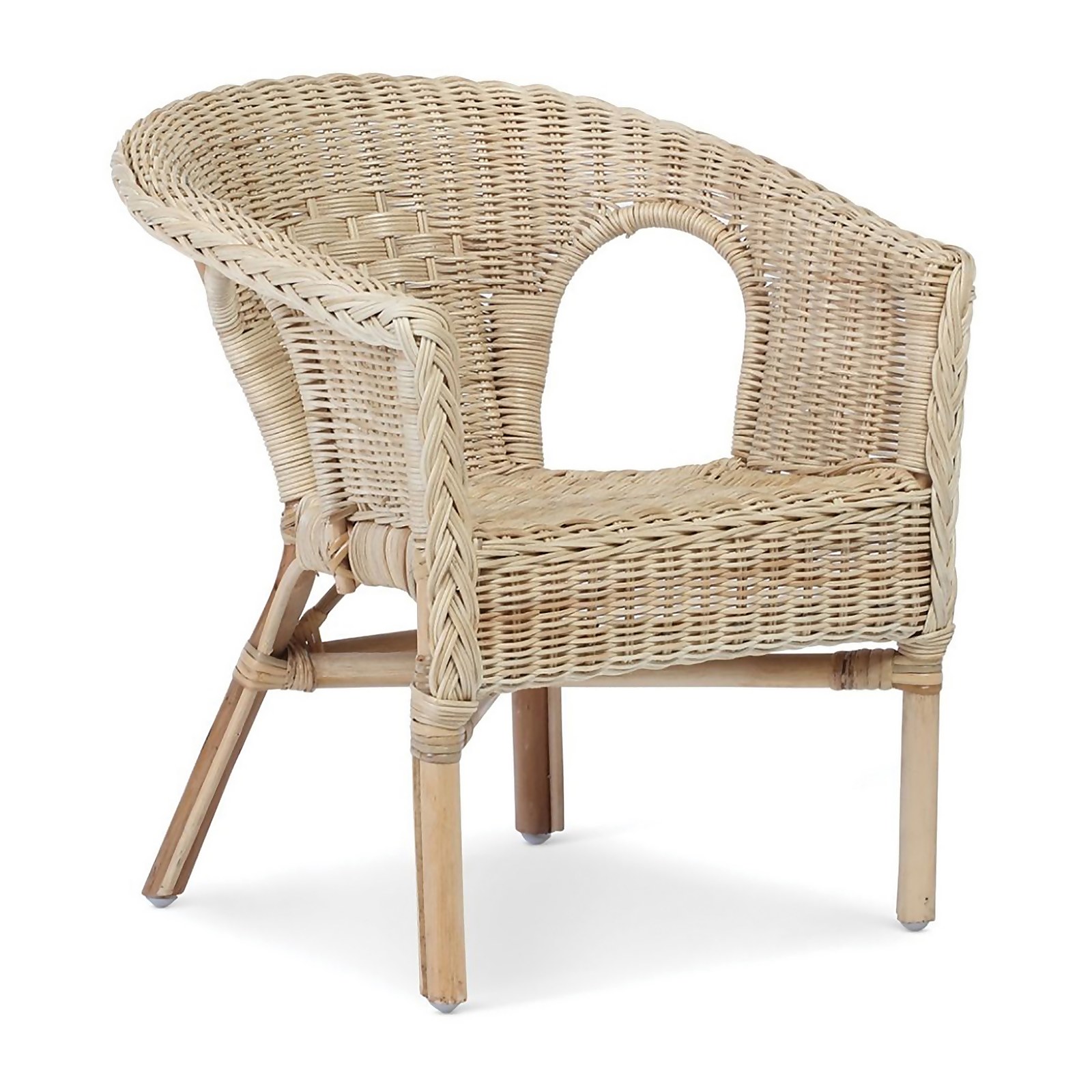 Kids Wicker Loom chairs in Natural