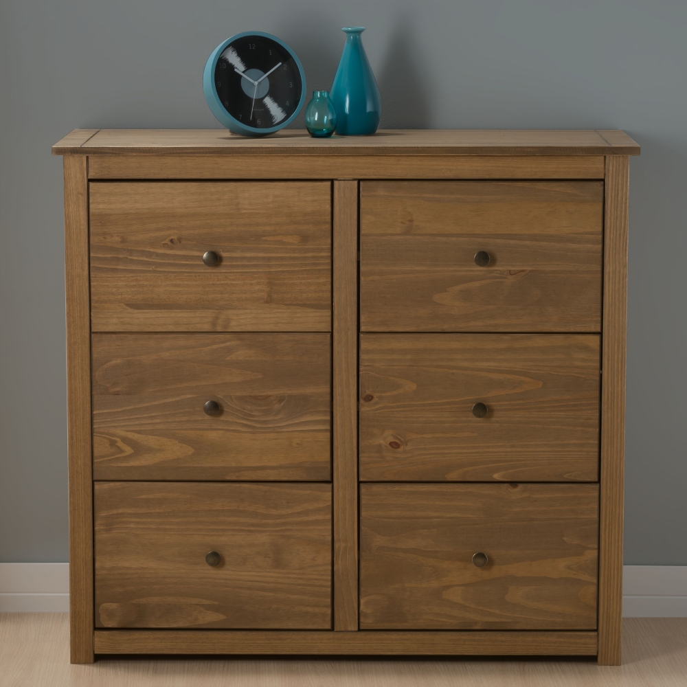 Santiago Pine 6 Drawer Chest