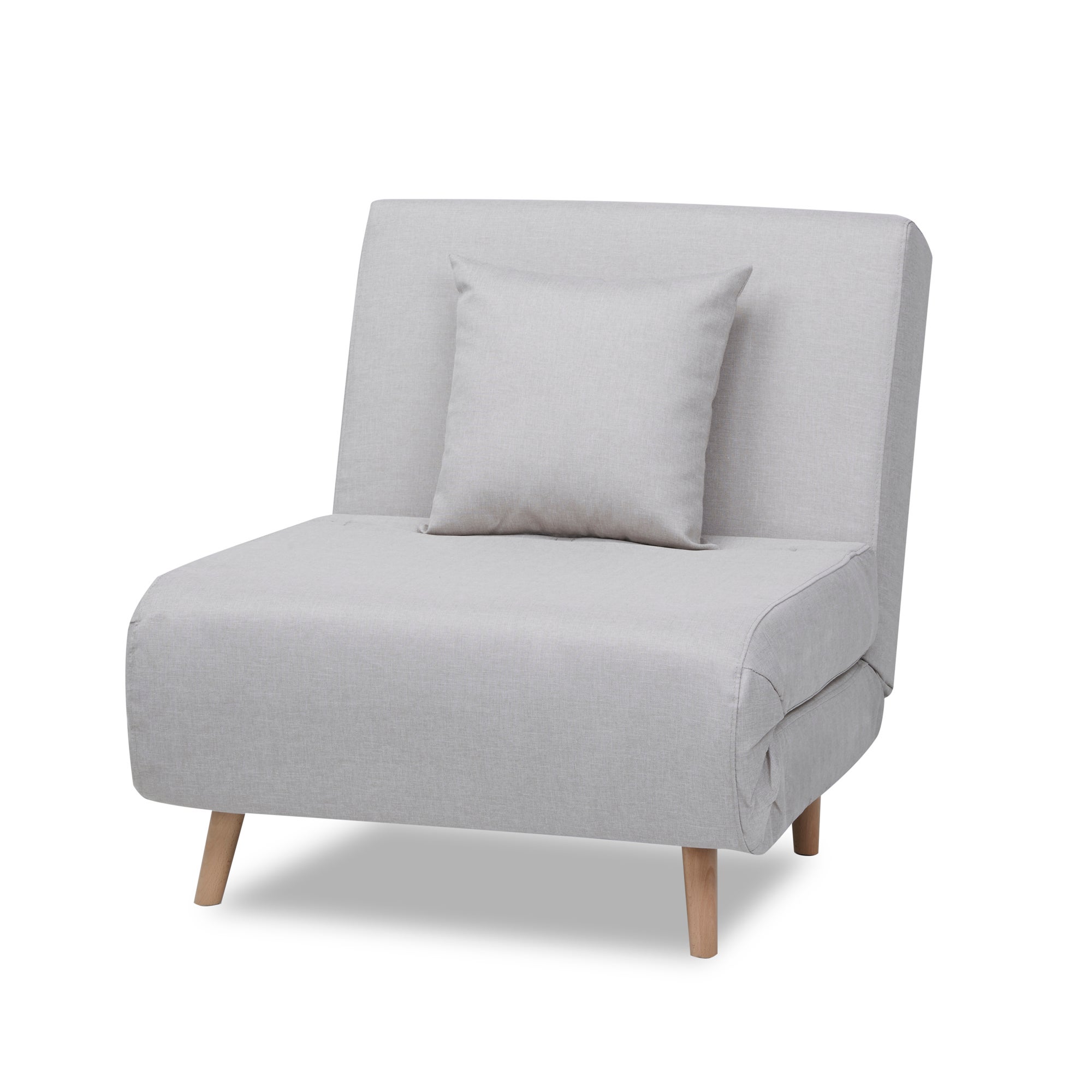 Macy Fabric Sand Chair Bed Grey
