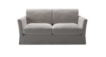 Otto 2 Seat Sofa Bed in Dove Smart Velvet - sofa.com