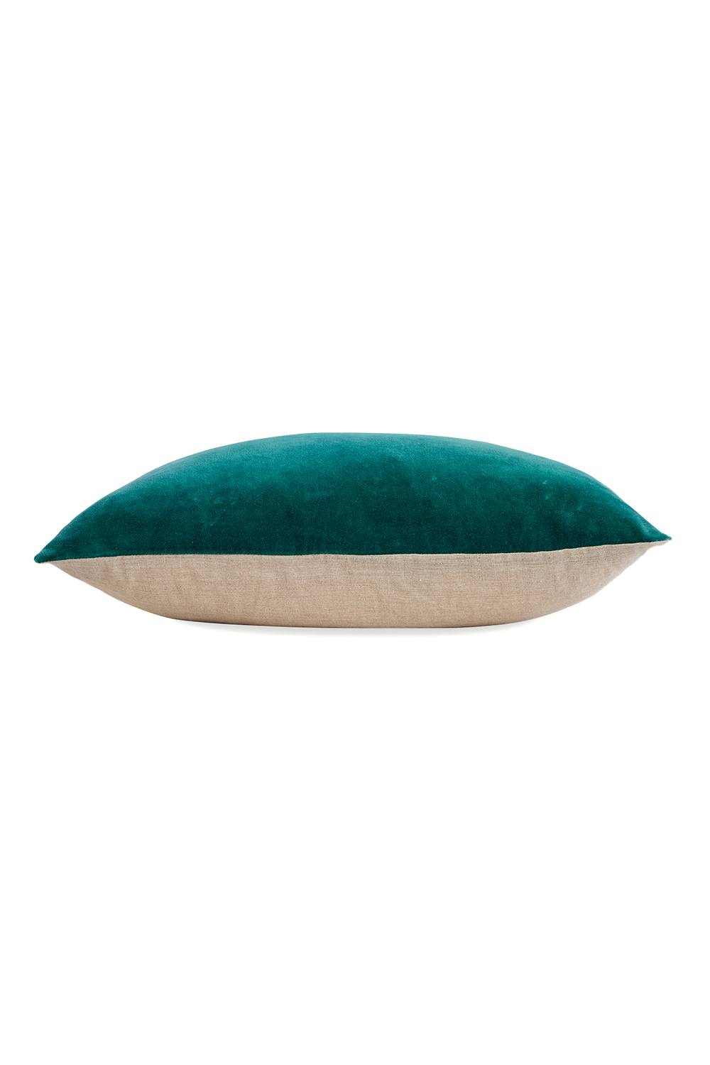 CHRISTY Luxury Filled Velvet 'Jaipur' Rectangle Cushions in Blue 3