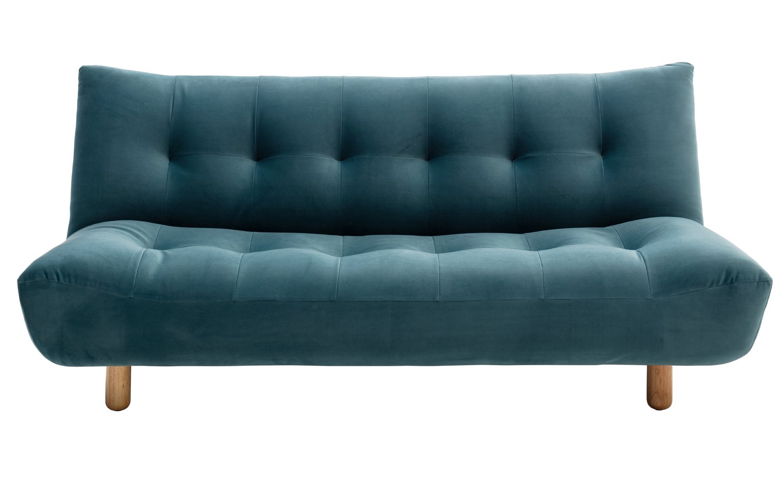 Habitat Kota 3 Seater Velvet Sofa Bed - Teal