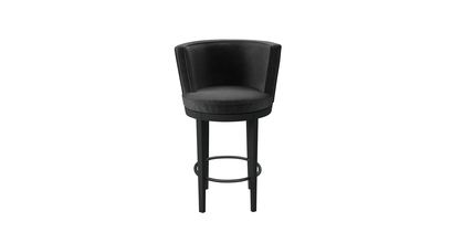Margaux Bar Stool in Armour Smart Velvet - sofa.com